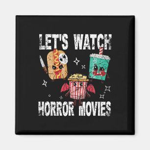 Retro Lasse Horror-Filme Niedlich Halloween-Kosten Magnet