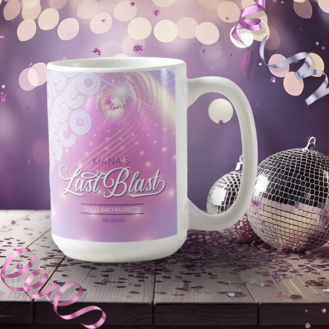 Retro Last Blast Disco Bachelorette v2 ID928 Kaffeetasse (Von Creator hochgeladen)
