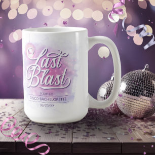Retro Last Blast Disco Junggesellinnenabschied ID9 Kaffeetasse