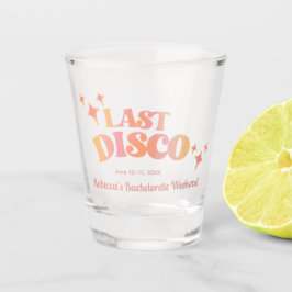 Retro Last Disco Junggeselinnen-Abschied Shootglas Schnapsglas