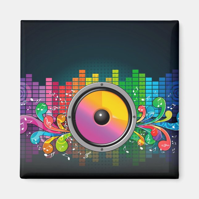 Retro-Lautsprecher Magnet (Vorne)