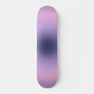 Retro Lavender Lila Gradient Skateboard