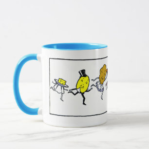 Retro-Lebensmittel Küchenkunst Kaffeetasse