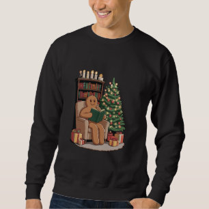 Retro Lebkuchen Lesebücher Weihnachten Lehrer  Sweatshirt