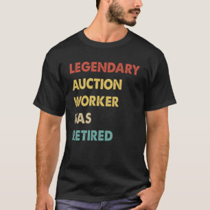 Retro Legendary Auktionator hat sich gekündigt T-Shirt