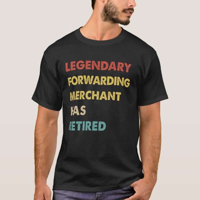 Retro Legendary Forwarding Merchant hat sich geleh T-Shirt (Vorderseite)