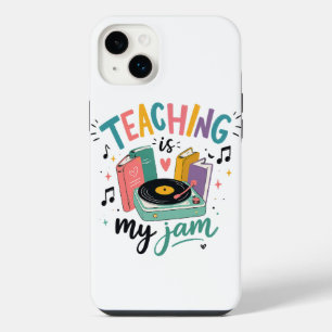 Retro-Lehren ist mein Ding Vinyl-Schallplatte Lehr iPhone 14 Plus Hülle