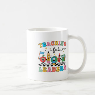 Retro-Lehren zukünftige Führer Groovy-Lehrer-Rücke Kaffeetasse