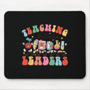 Retro-Lehren zukünftige Führer Groovy-Lehrer-Rücke Mousepad