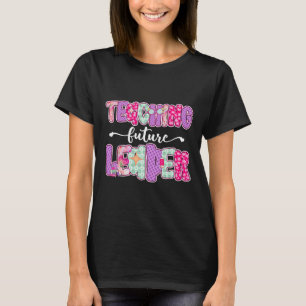 Retro-Lehren zukünftige Führungskräfte gepflegte L T-Shirt