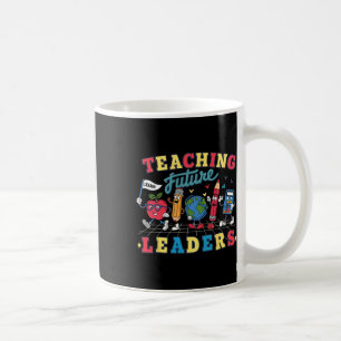 Retro-Lehren zukünftige Führungskräfte Groovy-Lehr Kaffeetasse