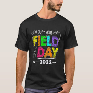 Retro Lehrer Ich bin gerade hier Feldtag 2022 Stud T-Shirt