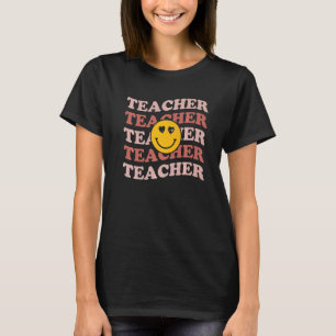 Retro-Lehrer Inspirierend Süß Bunt Element T-Shirt