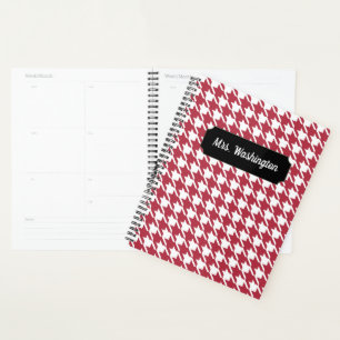 Retro-Lehrer Schulunterrichtsplaner-Geschenk Planer