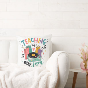 Retro-Lehrer-Sein Ist Mein Ding Vinyl-Schallplatte Kissen