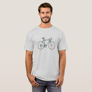 Retro Leidenschaft, die Fahrrad-T - Shirt läuft