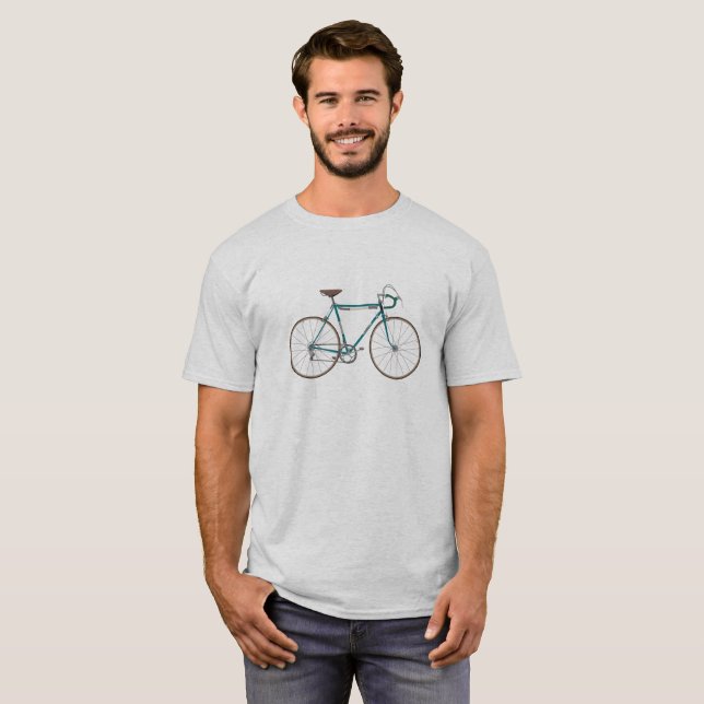Retro Leidenschaft, die Fahrrad-T - Shirt läuft (Vorne ganz)
