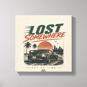 retro leinwanddruck