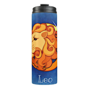 Retro-Leo-Astrologie-Thermobecher Thermosbecher