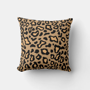Retro Leopard Animal Print Theme Kissen Geschenk
