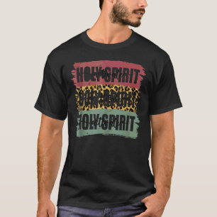 Retro Leopard Heiliger Geist aktivieren Western La T-Shirt