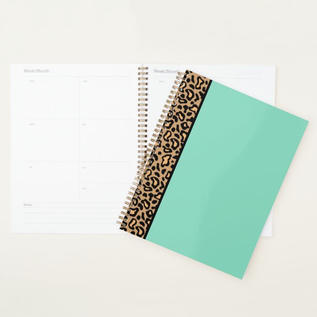Retro Leopard Planner Geschenk Planer (Anzeige)