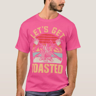 Retro Lets Get Toasted Shirt Vintage Camp Camper C