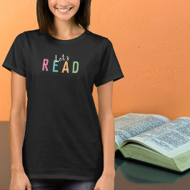 Retro Let's Read custom T - Shirt