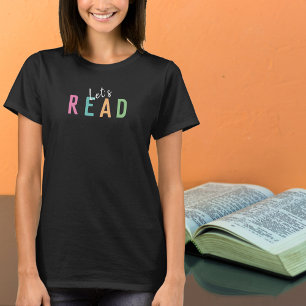 Retro Let's Read custom T - Shirt