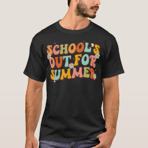Retro Letzter Schultag für Sommerlehrer B T-Shirt