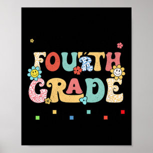 Retro Letzter Tag der vierten Klasse Kinder Senior Poster