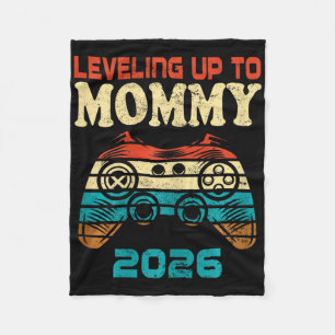 Retro Level Aufstieg Zur Mutti 2026 Schwangerschaf Fleecedecke