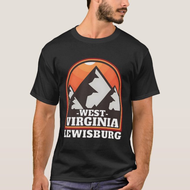 Retro Lewisburg West Virginia � Spirit of Australi T-Shirt (Vorderseite)