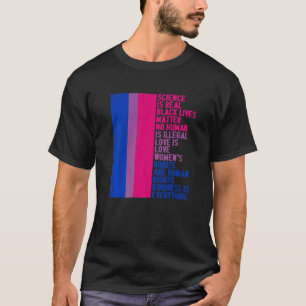 Retro LGB Die Liebe für den Bisexuellen Stolz ist  T-Shirt
