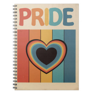 Retro-LGBTQ+-Stolz Notizblock