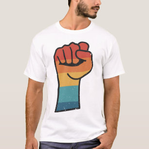 Retro LGBTQ+ Stolzfaust T-Shirt