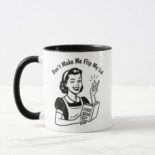 Retro Lid Gedreht Spaß 50er Ehefrau Geschenk Tasse