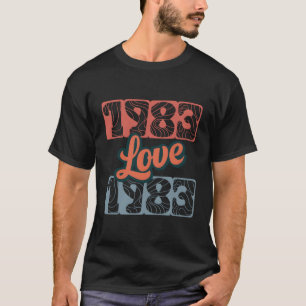 Retro Liebe 1983 Original Edition Class Perfect Le T-Shirt