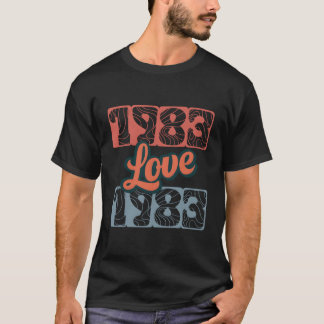 Retro Liebe 1983 Original Edition Class Perfect Le T-Shirt