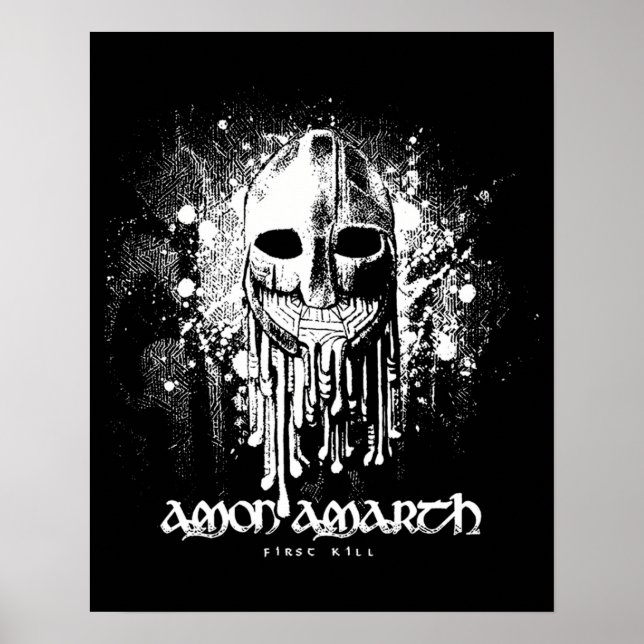 Retro Liebe Amon Amarth Music FanArt Forever Poster (Vorne)