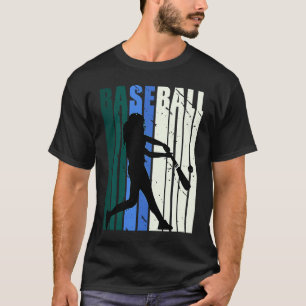 Retro Liebe Baseball Spiele Geburtstag Wettbewerb T-Shirt
