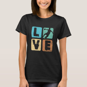 Retro-Liebe Handball Vintage-Handballer Ball Sport T-Shirt