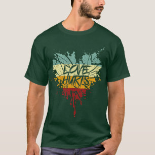 Retro Liebe Hurts T-Shirt