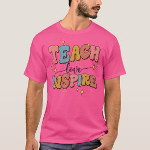 Retro Liebe Inspiriert für Männer Lehrertag T-Shirt