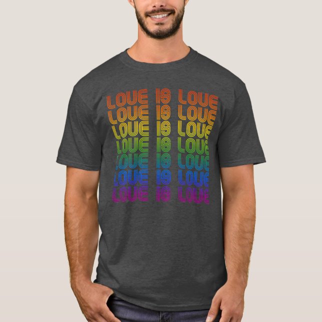 Retro-Liebe ist Liebe Prix T-Shirt (Vorderseite)