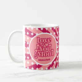 Retro Liebe Sie Mama Personalisiert Foto Mütter Ta Kaffeetasse