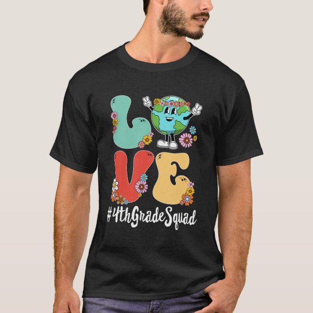 Retro Liebe Welterdtag 2023 4. T-Shirt (Vorderseite)