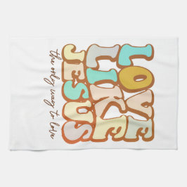 Retro-Liebe wie Jesus Geschirrtuch