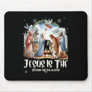 Retro-Liebe wie Jesus Kokette Herzschleife Jesus V Mousepad