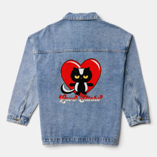 Retro-Lieben Jeansjacke